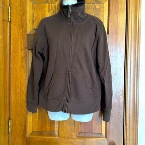 Great condition! Women’s L.L. Bean brown SZ Medium zip front jacket!